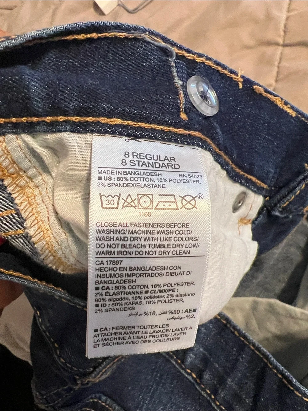 Old Navy Dark Blue Relaxed Fit Boy's Jeans